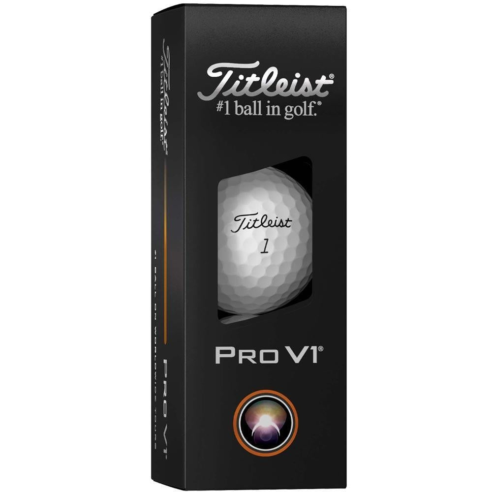 Titleist Pro V1 Golfbälle 2025 mit golf24 Logo 3er Pack