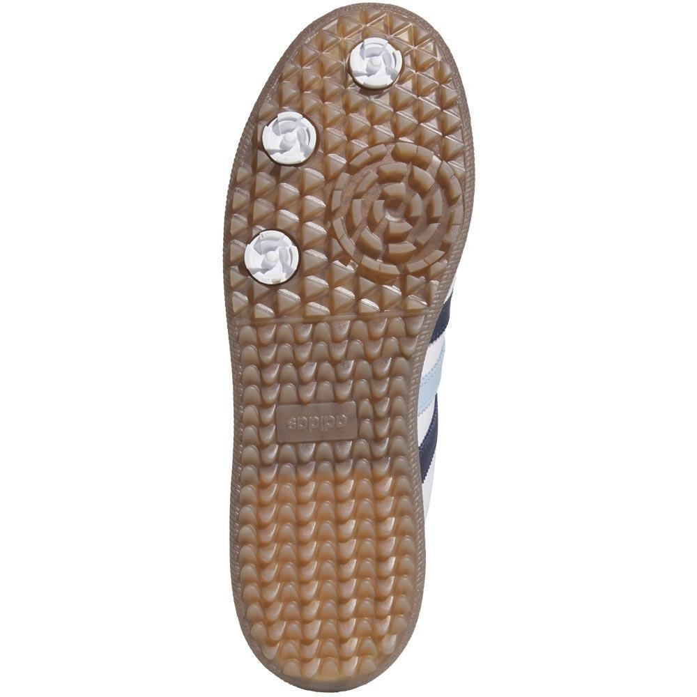 Adidas Samba Herrengolfschuhe weiss-blau