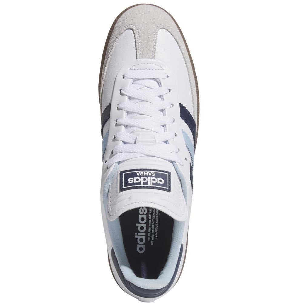 Adidas Samba Herrengolfschuhe weiss-blau