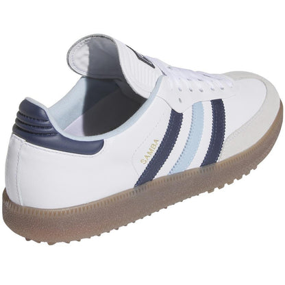 Adidas Samba Herrengolfschuhe weiss-blau