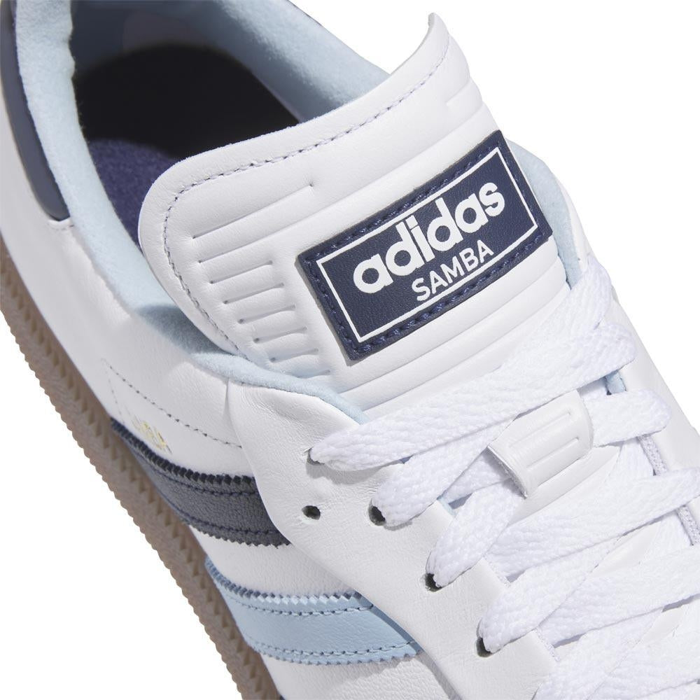 Adidas Samba Herrengolfschuhe weiss-blau