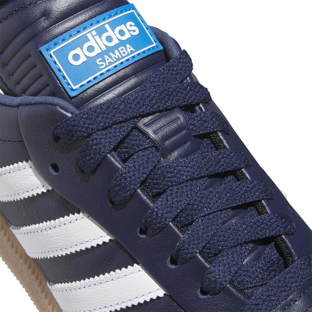 Adidas Samba Golfschuhe blau-weiss