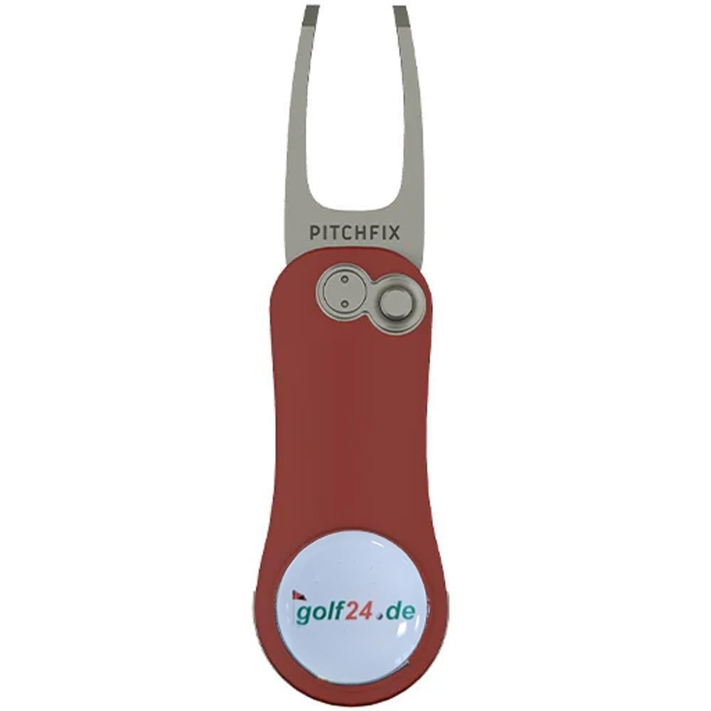 Golf Tech Pitchfix Original 2.0 mit golf24 Logo Pitchgabel