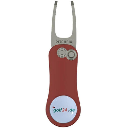 Golf Tech Pitchfix Original 2.0 mit golf24 Logo Pitchgabel