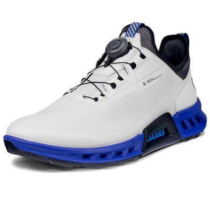 Ecco Biom C4 Hybrid BOA Herrengolfschuhe weiss-blue