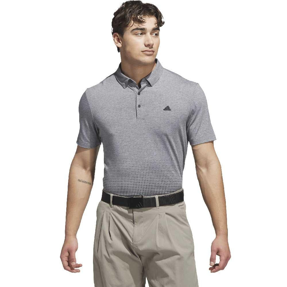 Adidas Go-To Print Poloshirt Herren grau