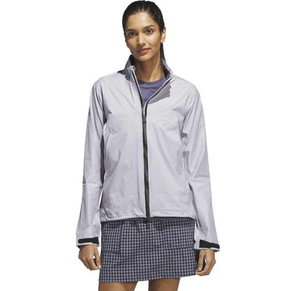 Adidas Climaproof + Damen Regenjacke grau