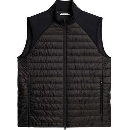 Lindeberg Hayden Quilt Hybrid Golfweste Herren Black
