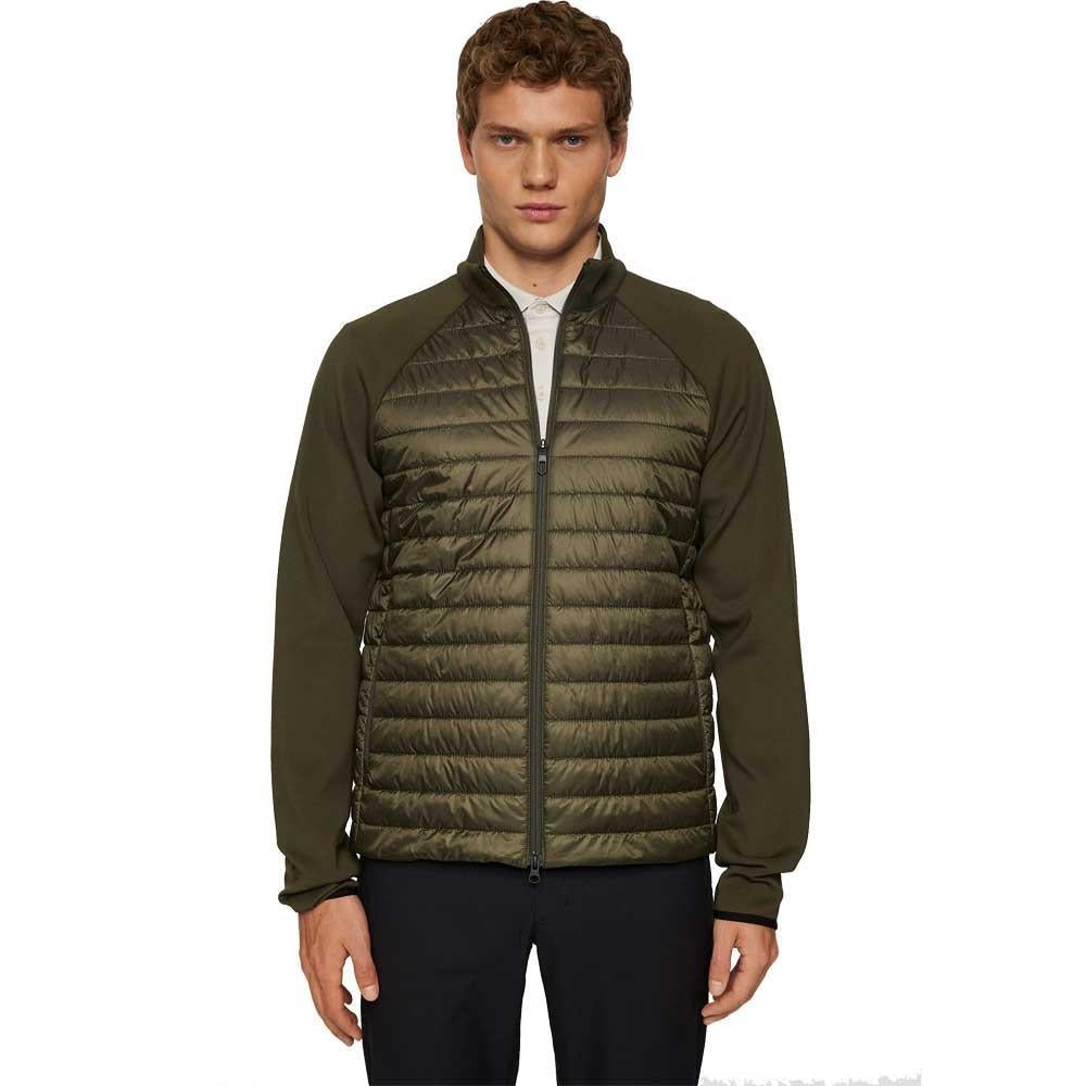 Lindeberg Hayden Quilt Hybrid Golfjacke Herren Forest Green