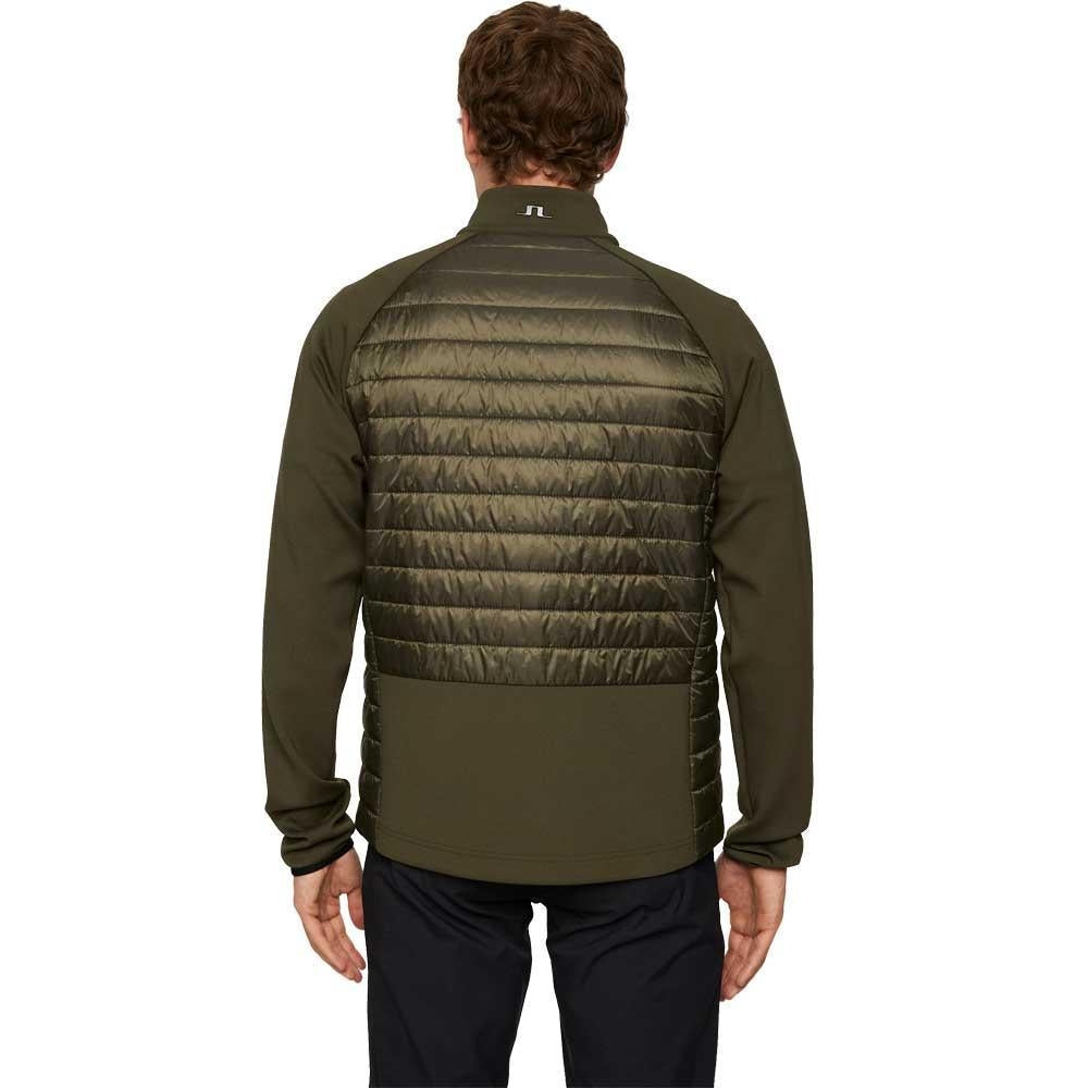 Lindeberg Hayden Quilt Hybrid Golfjacke Herren Forest Green