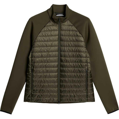 Lindeberg Hayden Quilt Hybrid Golfjacke Herren Forest Green