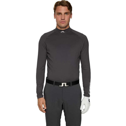 Lindeberg Ello Brushed Herrenlangarmshirt Asphalt