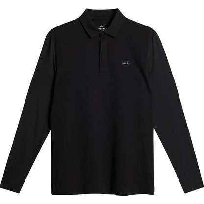 Lindeberg Sean Hybrid LS Herrenpolo Black