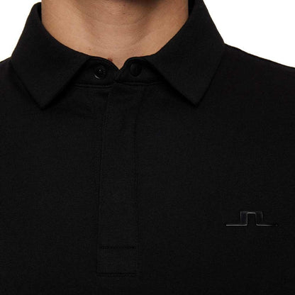 Lindeberg Sean Hybrid LS Herrenpolo Black