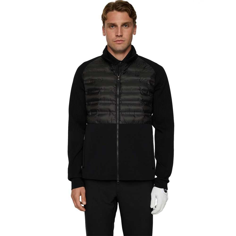 Lindeberg Aziel Tech Knit Zip Golfjacke Herren Black