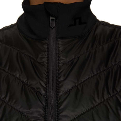 Lindeberg Madde Quilt Hybrid Golfweste Damen Black