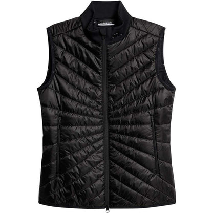 Lindeberg Madde Quilt Hybrid Golfweste Damen Black