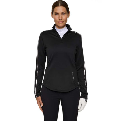 Lindeberg Nefe Quarter Zip Mid Layer Damenpullover Black