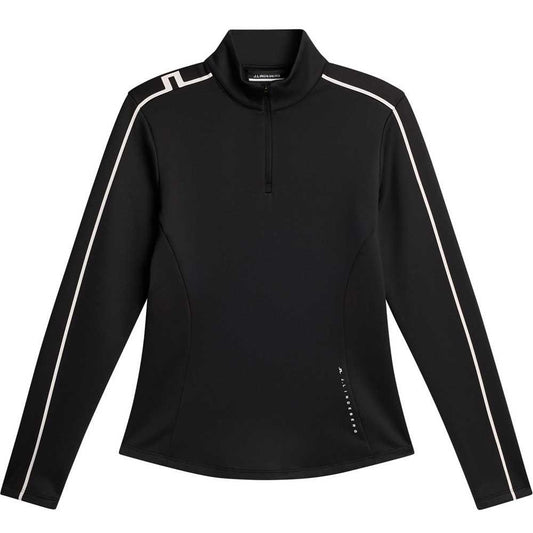 Lindeberg Nefe Quarter Zip Mid Layer Damenpullover Black