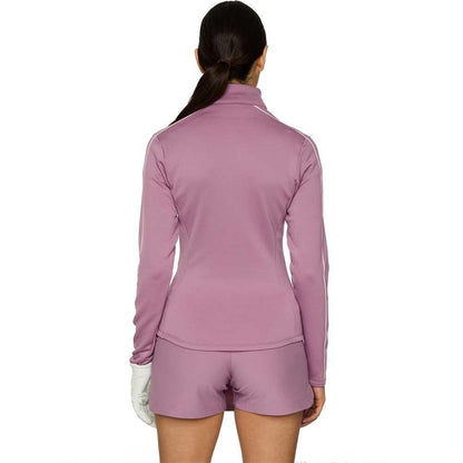 Lindeberg Nefe Quarter Zip Mid Layer Damenpullover Very Grape