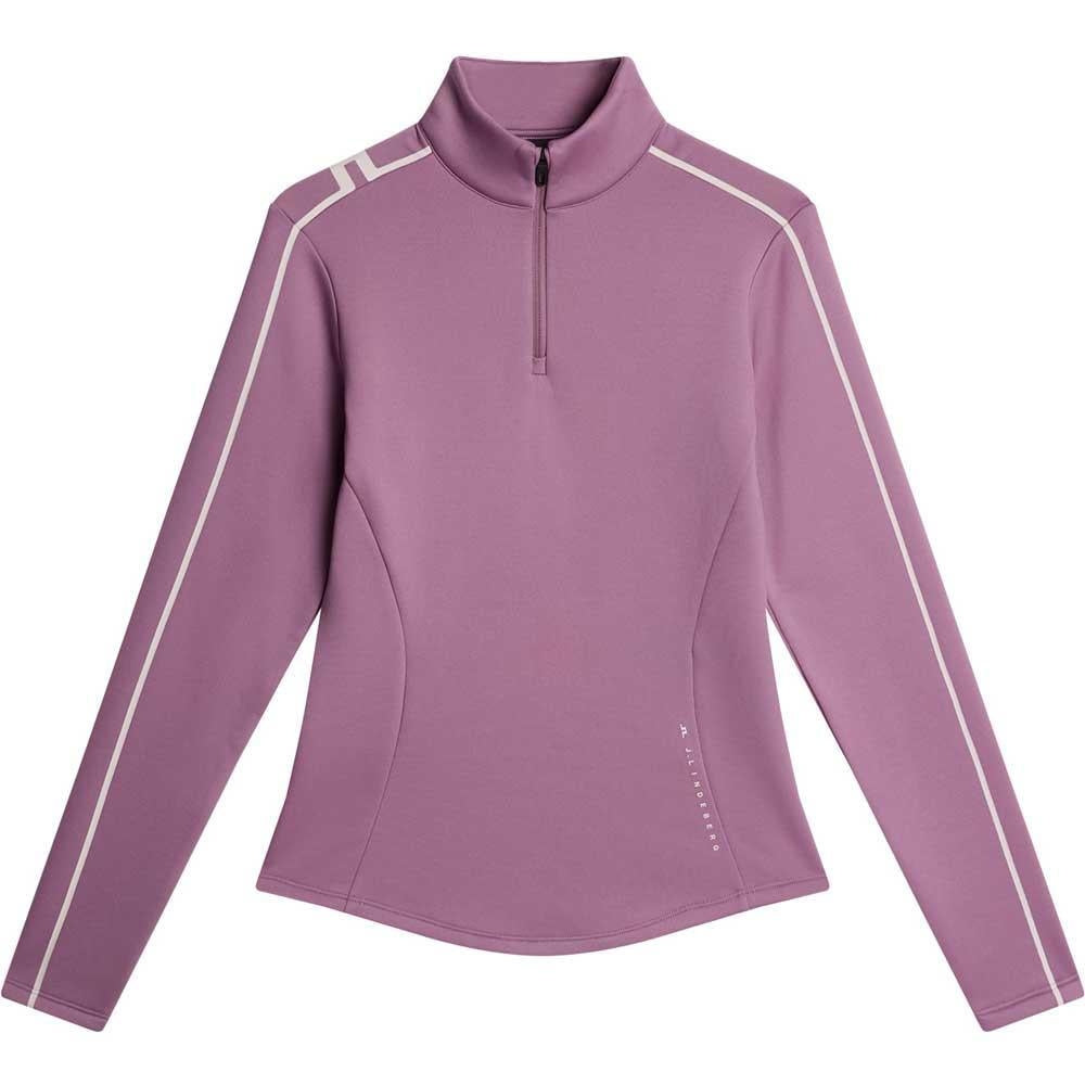 Lindeberg Nefe Quarter Zip Mid Layer Damenpullover Very Grape