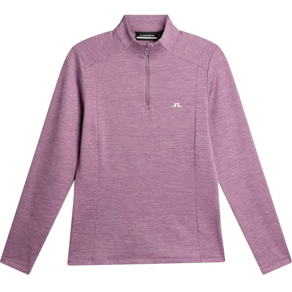 Lindeberg Steffi Quarter Zip Mid Layer Damenpullover Very Grape
