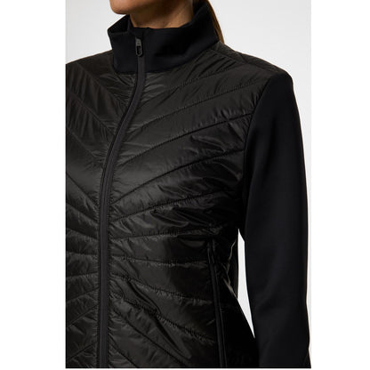 Lindeberg Madde Quilt Hybrid Golfjacke Damen Black