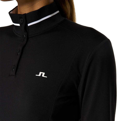 Lindeberg Hertta Long Sleeve Damenlangarmshirt Black