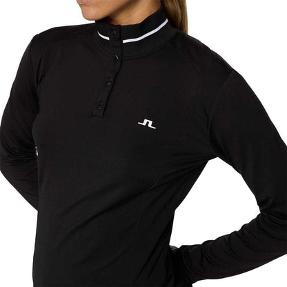 Lindeberg Hertta Long Sleeve Damenlangarmshirt Black