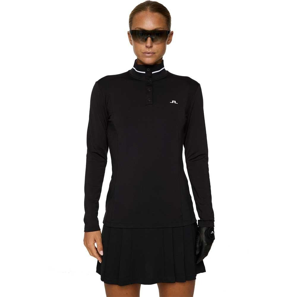 Lindeberg Hertta Long Sleeve Damenlangarmshirt Black