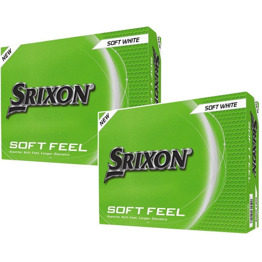 Srixon Soft Feel Golfbälle 2 Dutzend mit golf24 Logo