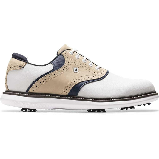 FootJoy Traditions Energy Herrenschuhe white-tan-navy