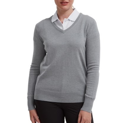 FootJoy V-Neck Damenpullover grey