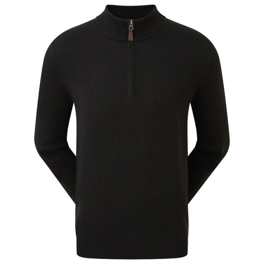 FootJoy Half-Zip Herrenpullover black