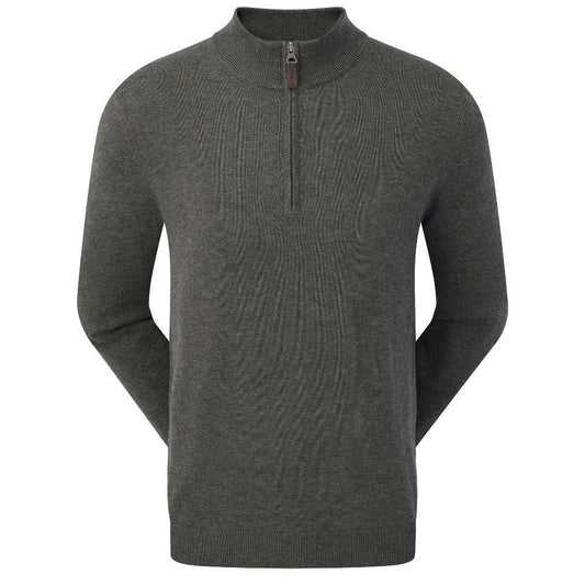 FootJoy Half-Zip Herrenpullover charcoal