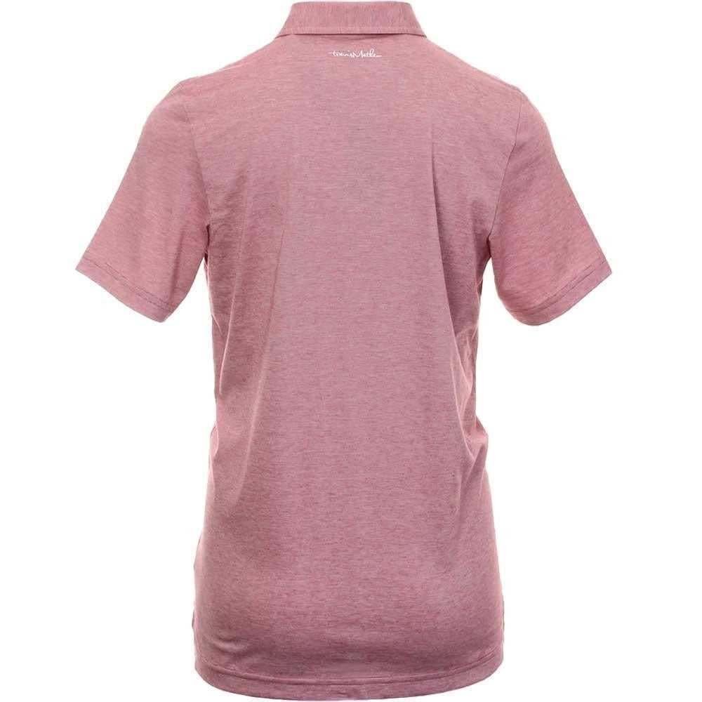 TravisMathew The Zinna Heather Cardinal Poloshirt Herren