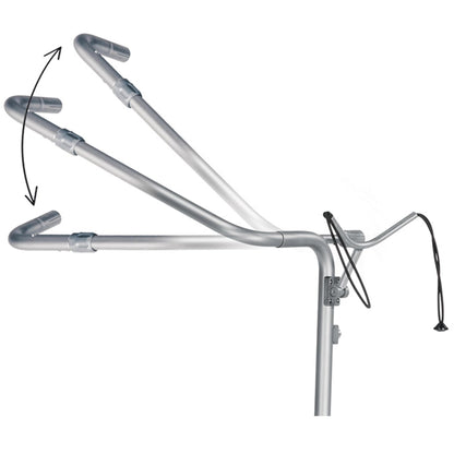 JuCad Junior Edelstahl Golftrolley 3-rädrig