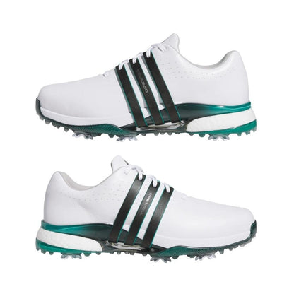Adidas Tour360 24 Herrengolfschuhe Weiß-Schwarz-Grün