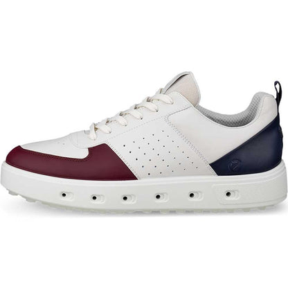 Ecco Ecco Street 720 Herren Golfschuhe GTX ruby/white/marine