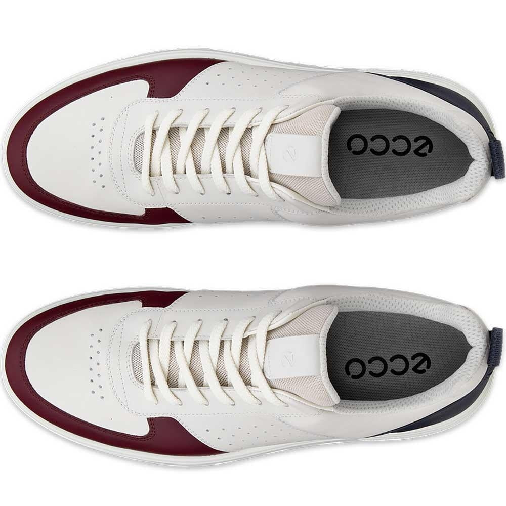 Ecco Ecco Street 720 Herren Golfschuhe GTX ruby/white/marine