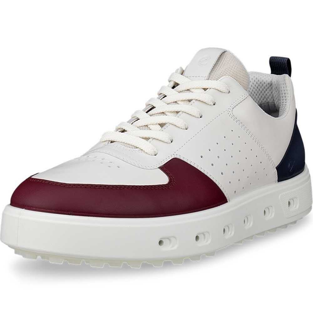 Ecco Ecco Street 720 Herren Golfschuhe GTX ruby/white/marine