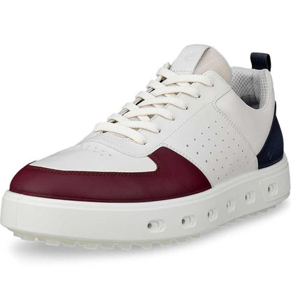 Ecco Ecco Street 720 Herren Golfschuhe GTX ruby/white/marine