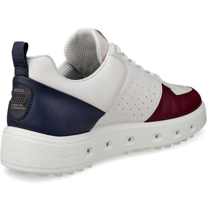 Ecco Ecco Street 720 Herren Golfschuhe GTX ruby/white/marine