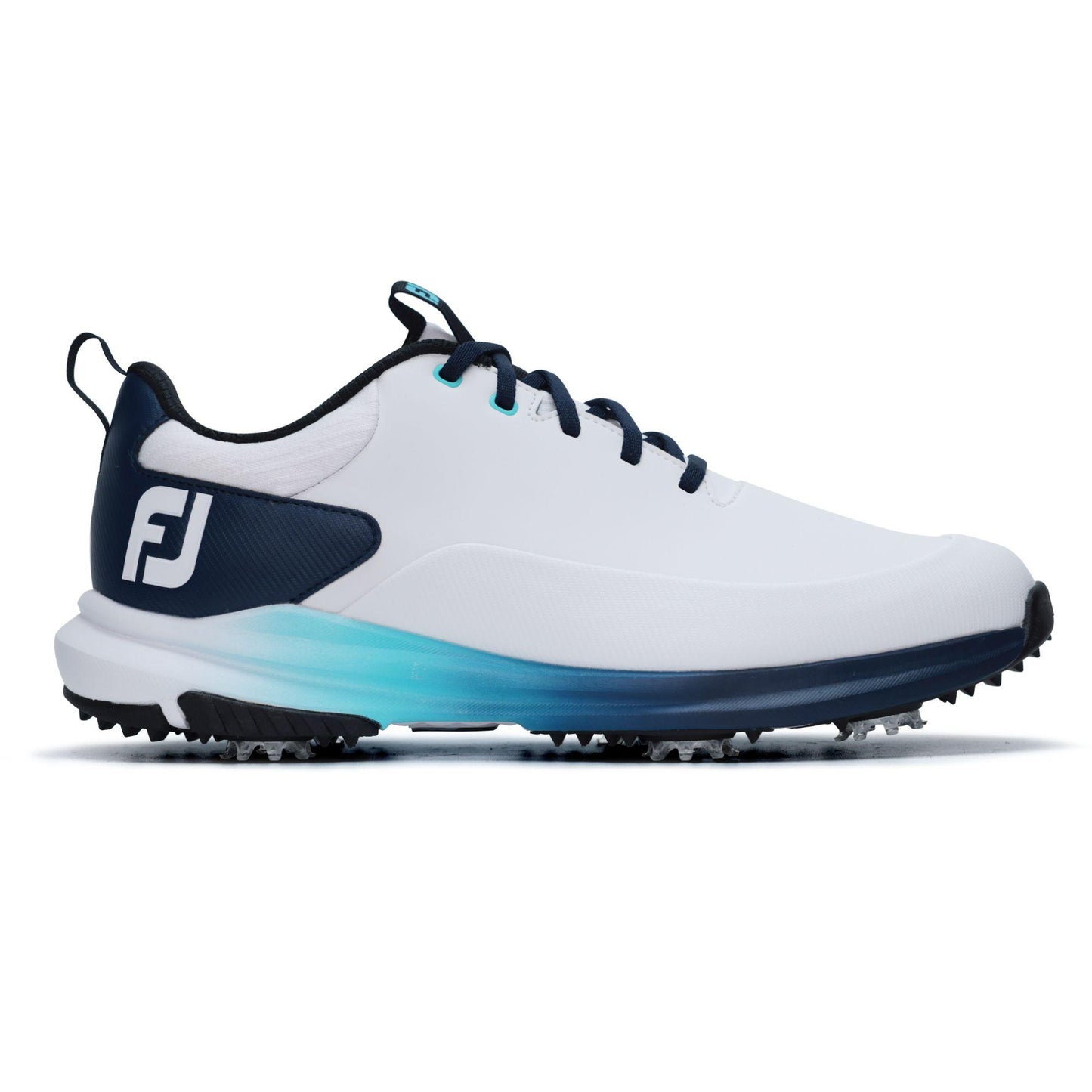 FootJoy Tour Rival Herrengolfschuhe White-Navy-Blue