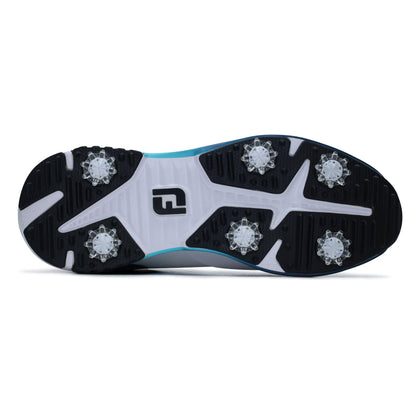 FootJoy Tour Rival Herrengolfschuhe White-Navy-Blue