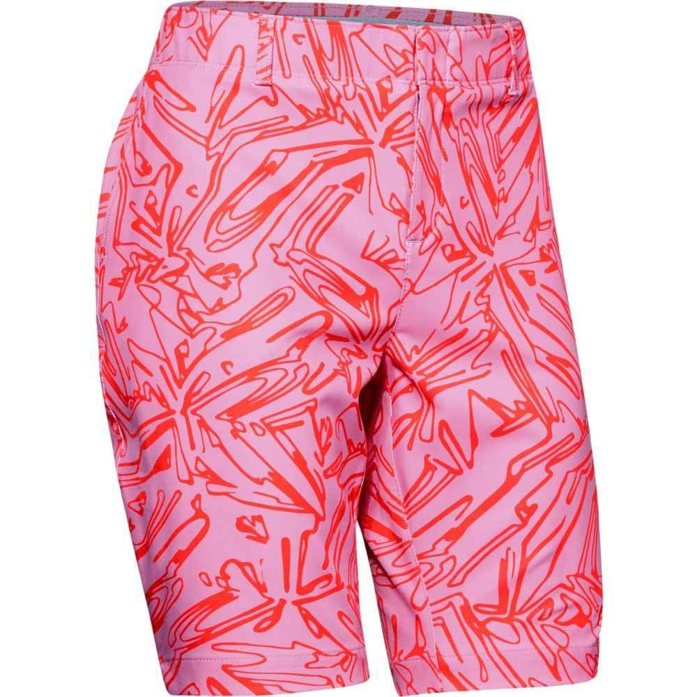 Under Armour Links Printed Damenshorts Rot-Pink