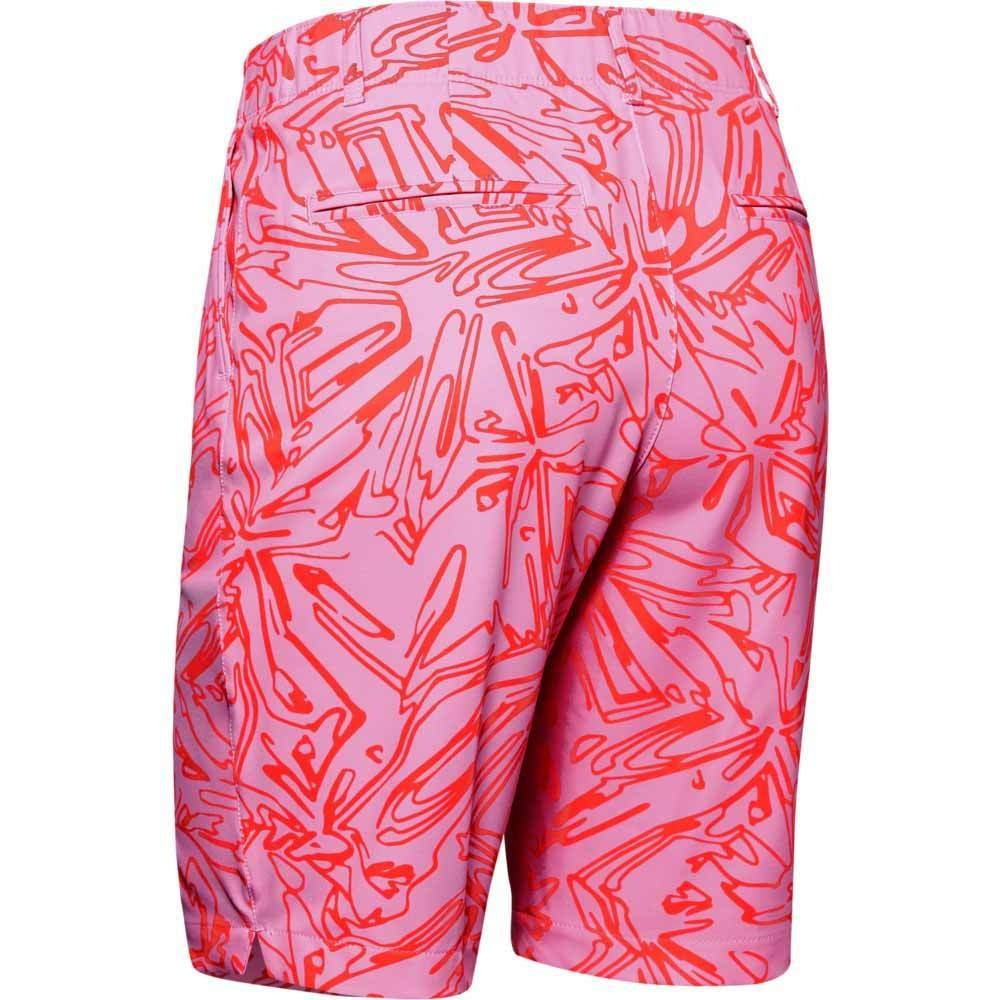 Under Armour Links Printed Damenshorts Rot-Pink