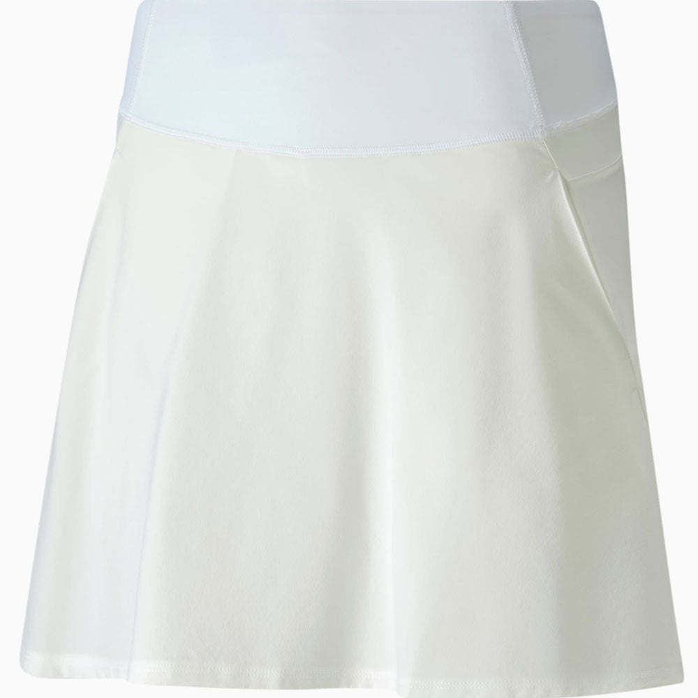 Puma PWRSHAPE Solid Woven Damengolfskort Weiss