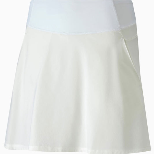 Puma PWRSHAPE Solid Woven Damengolfskort Weiss