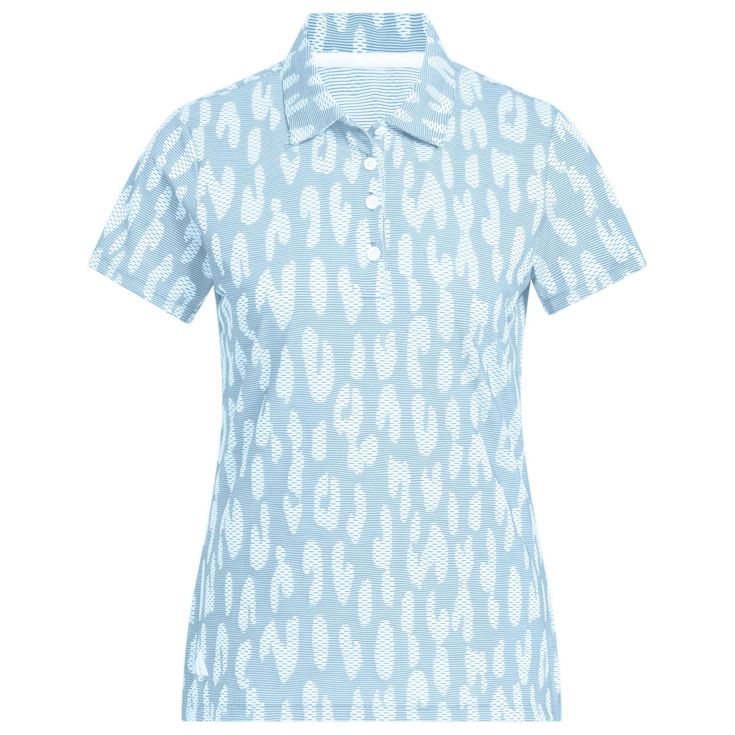 adidas Ultimate365 Jacquard Climacool Damenpoloshirt hellblau